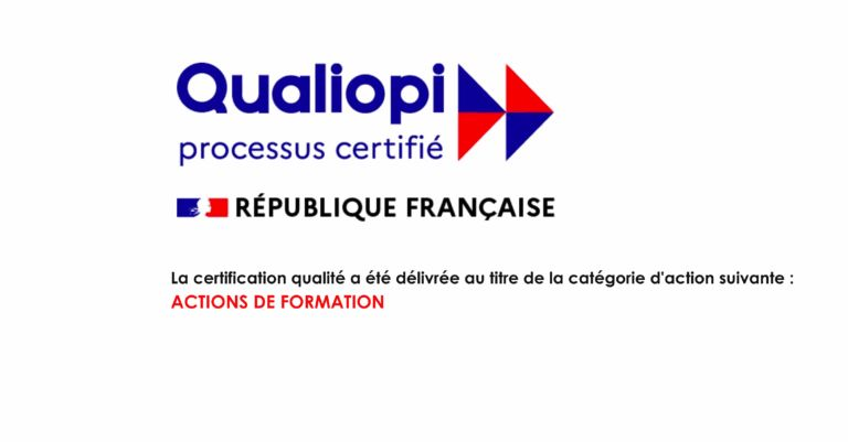 Logo Qualiopi — processus certifié